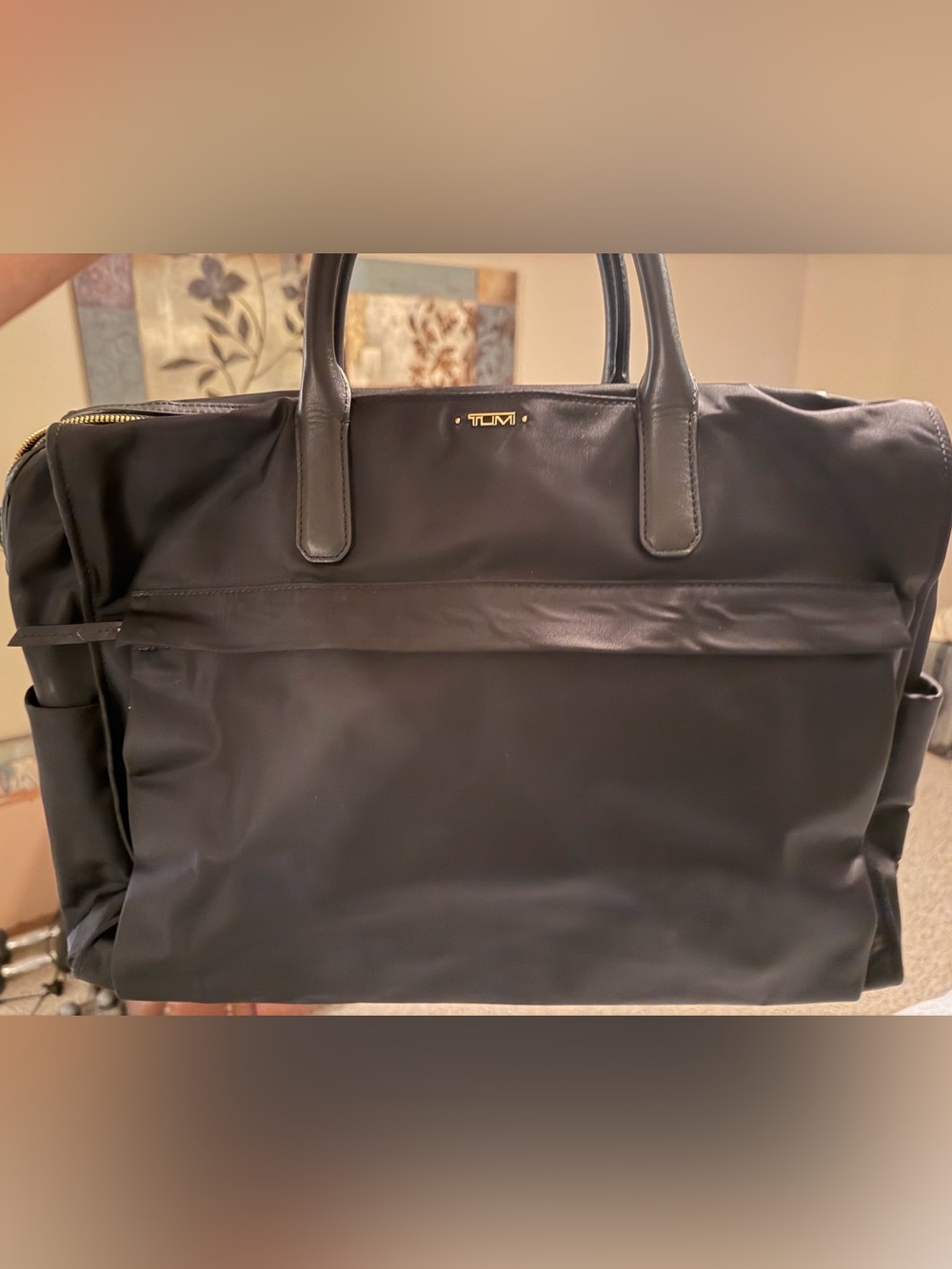 Tumi Voyageur Dara Bag Black Nylon Work or Weekend Bag